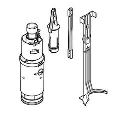 Spylermekanisme til indbygget cisterne Geberit Delta på 12 cm med reference 240.501.00.1 fra mærket GEBERIT