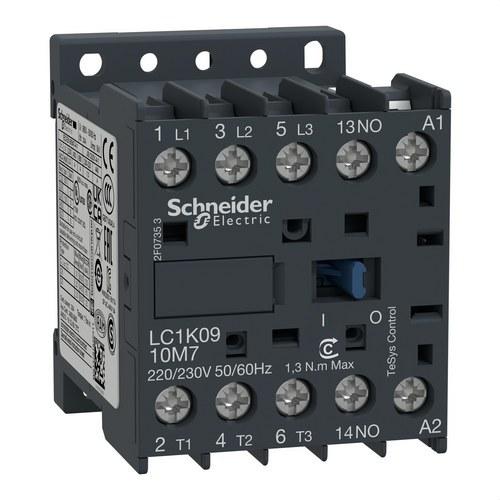 Minikontaktor K Tripolar 9A 400V 50-60HZ med reference LC1K0910V7 fra mærket SCHNEIDER ELECTRIC