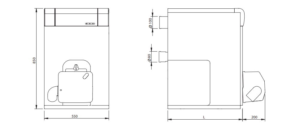 Kondensoliebrænder Domusa JAKA 30 HFD CONDENS på 29,3 kW med reference TJAK000072 fra mærket DOMUSA
