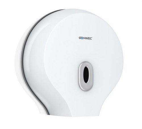 Jumbo toiletpapir dispenser ABS hvid med reference GW03 19 01 00 fra mærket GENWEC