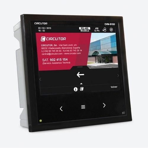 Trefaset netværksanalysator panel display i farve CVM-B150-ITF-485-ICT2 med reference M56111. fra mærket CIRCUTOR