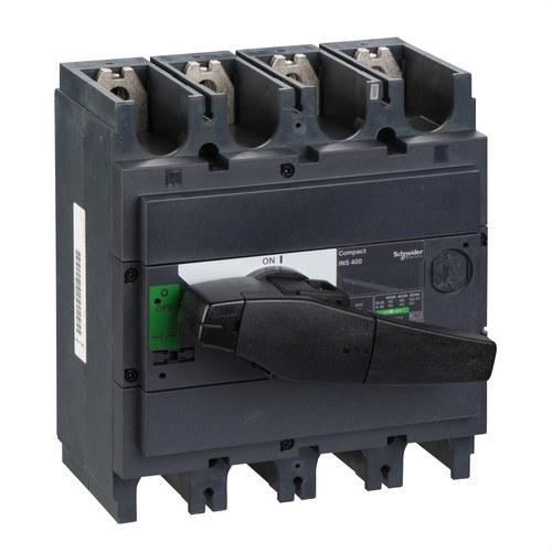 Afbryder adskiller Interpact INS400 4 P 400 A med reference 31111 fra mærket SCHNEIDER ELECTRIC