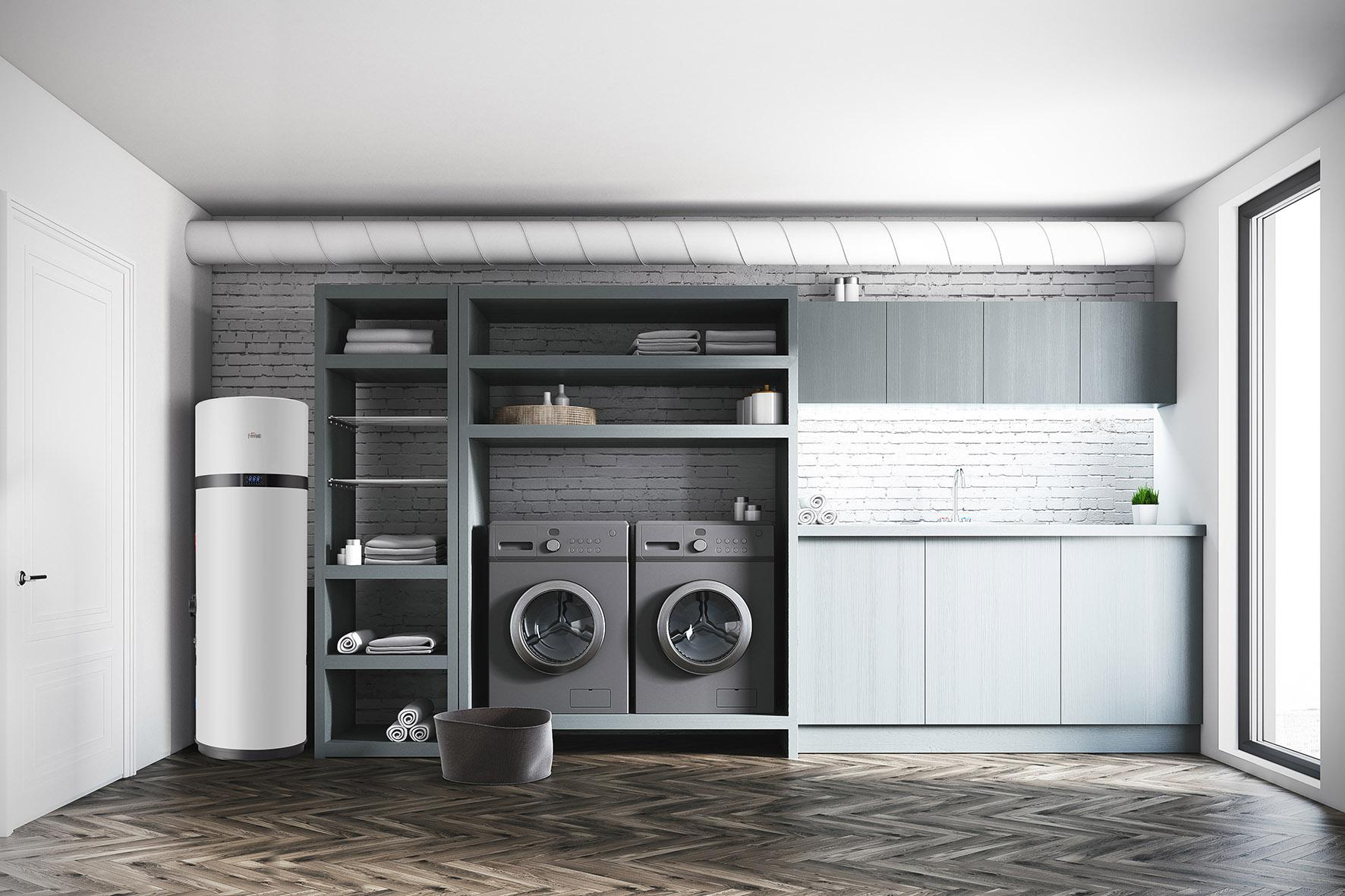 Varmepumpe til brugsvand med wifi Ferroli EGEA TECH LT 260 liter med reference 2CP0025F fra mærket FERROLI