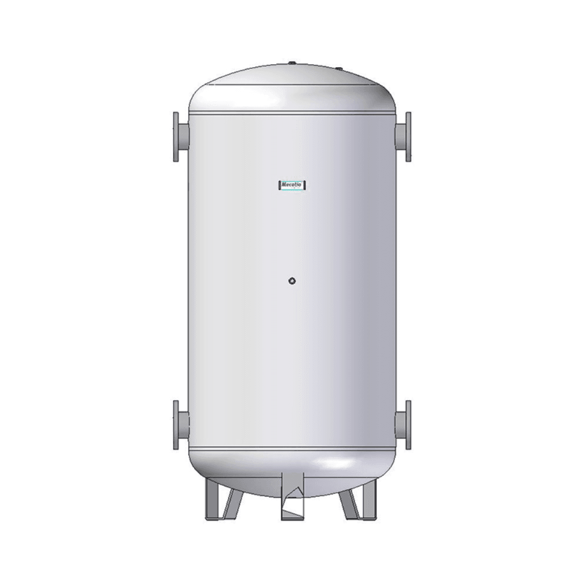 Inertitank i rustfrit stål Mecalia DPI/DI 100 liter med reference 02704 fra mærket MECALIA