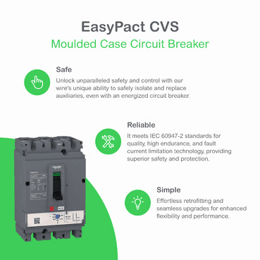 Automatisk afbryder Easypact CVS630F ETS 2.3 630 A 4P/4R med reference LV563506 fra mærket SCHNEIDER ELECTRIC