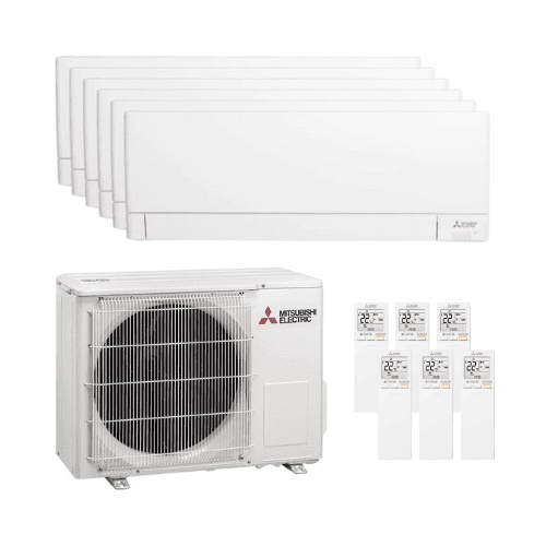6x1 Air Conditioner with WiFi and PlasmaQuad+ Filter Mitsubishi 2.5 kW 9000 BTU with reference MXZMSZAY-252525252525-122 from the brand MITSUBISHI