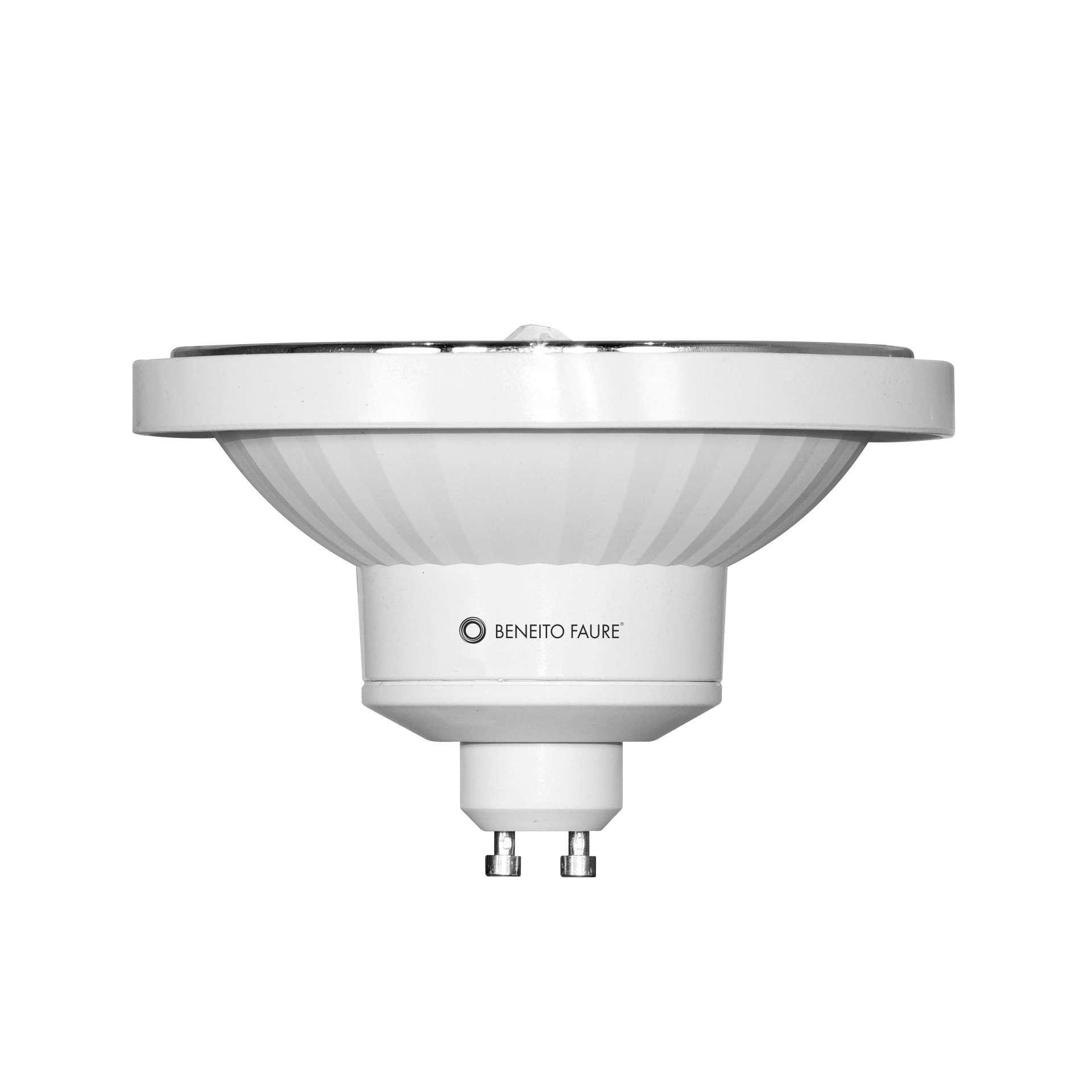 LED-spot LYNK AR111 13W GU10 220V 45º 3000K med reference 3456 fra mærket BENEITO & FAURE